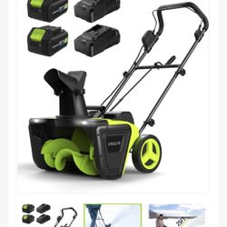 2x20v 20in Snow Blower