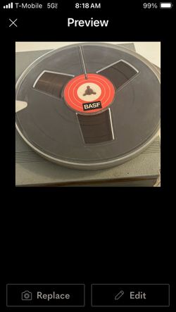 Set Of Three New Reel To Reel Tapes With Holder