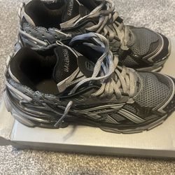 Black and grey Balenciaga runners