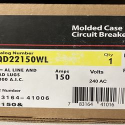 GE Circuit Breaker 150 Amp, 240 Volt -Used
