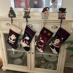 4 Christmas Stocking Hangers
