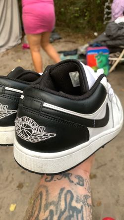 Air Jordan 1 Low Black White Sneakers