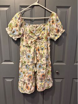 Vintage 60s inspired flower power dress