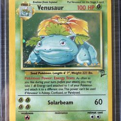 Venusaur Base Set 2 NM