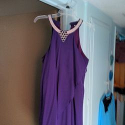 Purple Cocktail Dress 