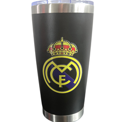 Real Madrid Insulated Tumbler 20 Oz Stainless Steel.