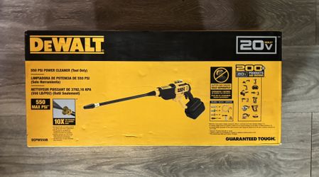 Dewalt 20v Max Portable 550psi Pressure Washer (Tool Only)