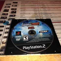 PS2 Game WWE Smack Down Vs. RAW 2008 Featuring ECW 