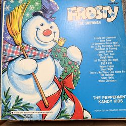 Frosty the Snowman - Vinyl LP - Peppermint Kandy Kids - 8108 VINTAGE 1970