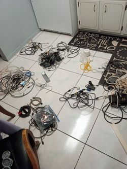 HDMI cords, extension cords, surge protector