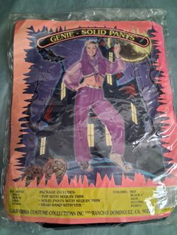 Ladies' Costume Genie Black Size Small