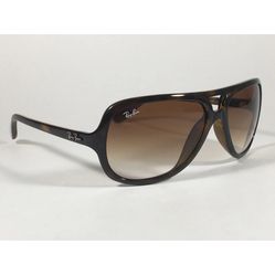 New Ray-Ban Cats 5000 Classic Light Havana Light Brown Gradient 59 mm Sunglasses