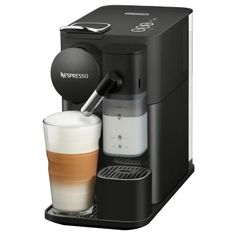 Nespresso Lattissima One Original Espresso Machine with Milk Frother by De'Longhi, Shadow Black