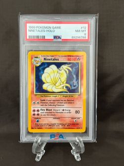 Base Set Ninetales PSA 8
