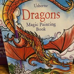 New Usborne Dragons Magic Painting Book