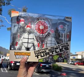 NECA TMNT Eastman and Laird's The First Turtles black and white variant, NEW!