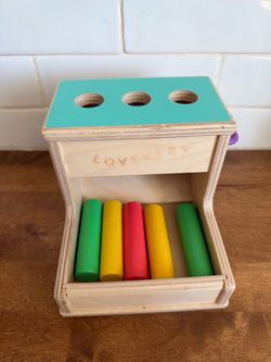 Lovevery Wooden Box Drop Toy