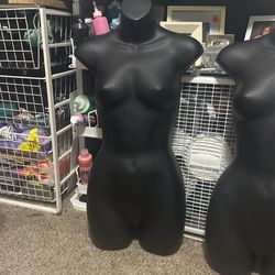 Pair Of Female Mannequin Hangers