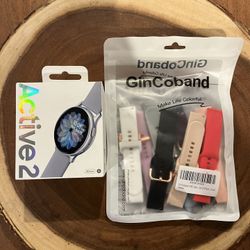Samsung Active 2 Watch With Pack Of Extra Bands