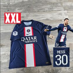 Nike PSG Messi #30 22/23 Authentic Home Jersey Dri Fit Adv 