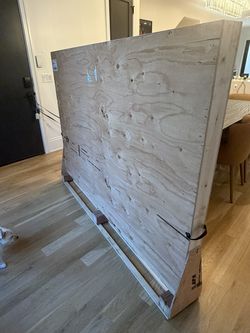 FREE Large Wooden Art Shipping Crate 57x77x4