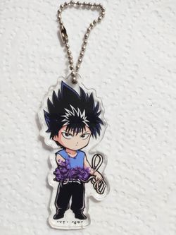 2.75" Acrylic Hiei Yu Yu Hakusho Keychain Anime