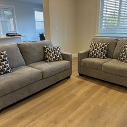 Sofa and Loveseat Set
