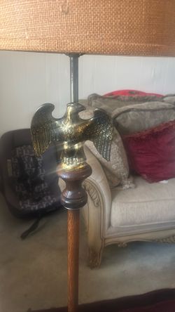 5 foot eagle lamp