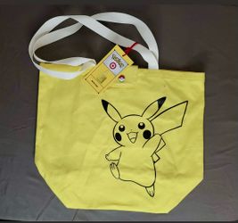 Pokemon X Reusable Yellow Tote Bag Pikachu 30th Anniversary