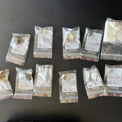 Assorted Semi Precious Stones, Crystal Beads, Gold Charms