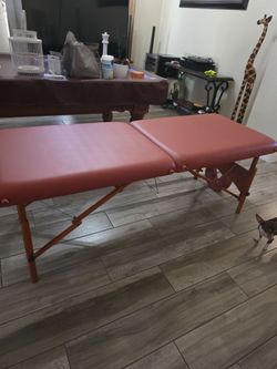 Massage table