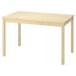 Table, pine, 47 1/4x29 1/2 "