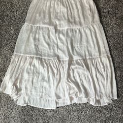 White 3 Tier Skirt