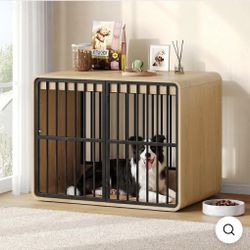 Dog Crate Furniture Indoor Dog Kennel, Decorative Pet House End Table for Small to Large Dogs