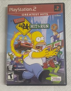 RARE! PLAYSTATION 2 PS2 THE SIMPSONS HIT & RUN