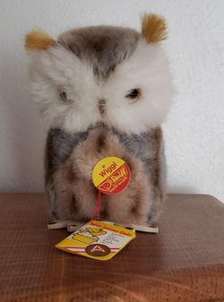Collectible vintage Steiff Wiggi Owl