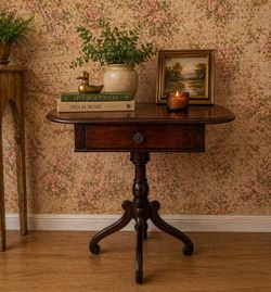 Mid 20th century Mersman English Regency style mahogany console entry table