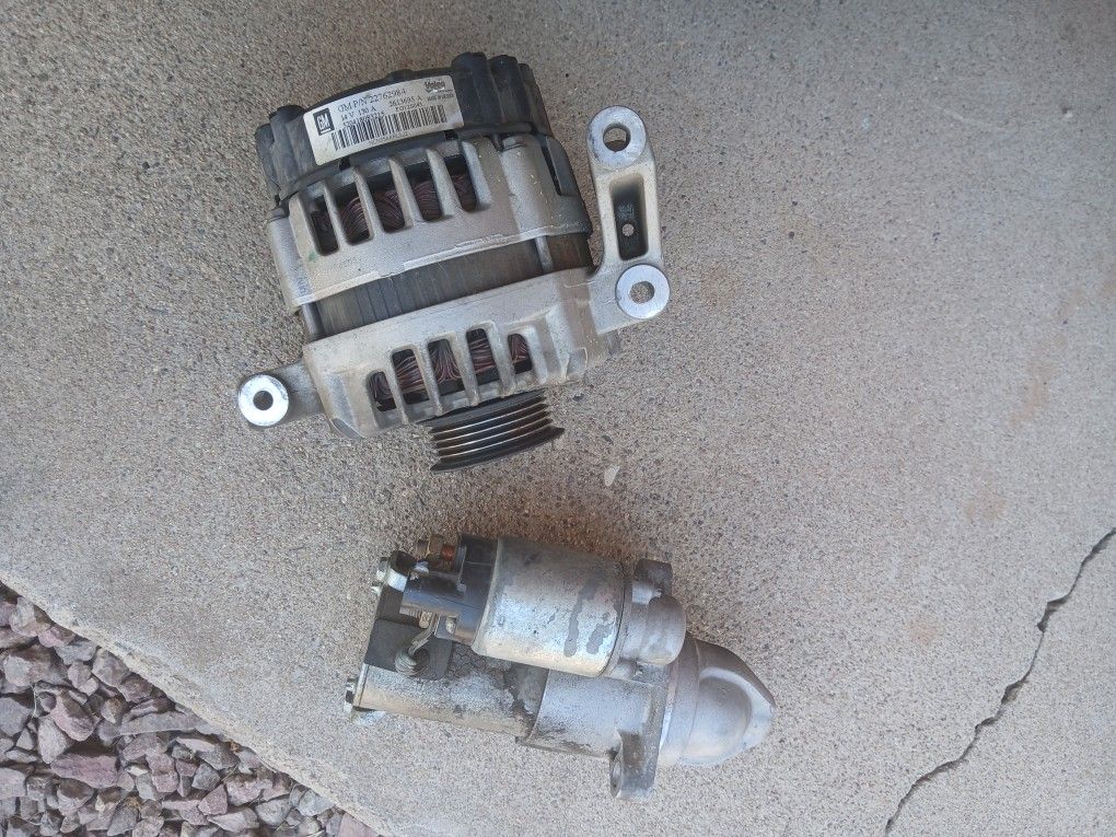 Starter $ Alternator 2010 - 2012 Chevy Malibu LT 4cylinder  $100 For Both