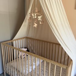 Ikea Sniglar Crib (Mattress Not Included, Listed Separately)