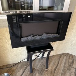Electric Fireplace w/Remote