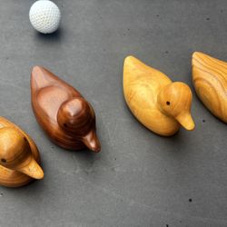Hand Carved Wooden Decoys. Limited Edition 