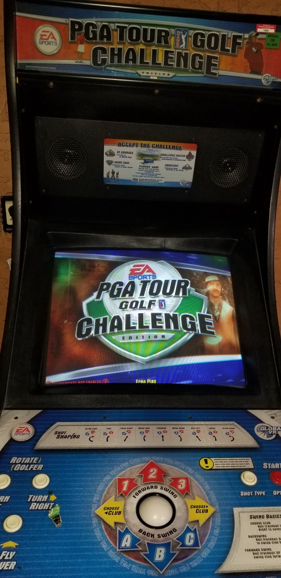 EA Sports PGA Tour Golf Challenge Arcade Machine
