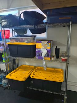 Large garage shelves