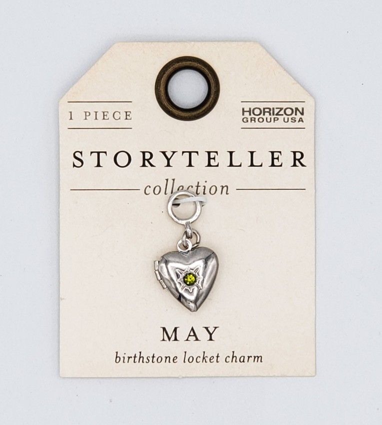 Horizon Storyteller Collection May Birthstone Locket Charm


