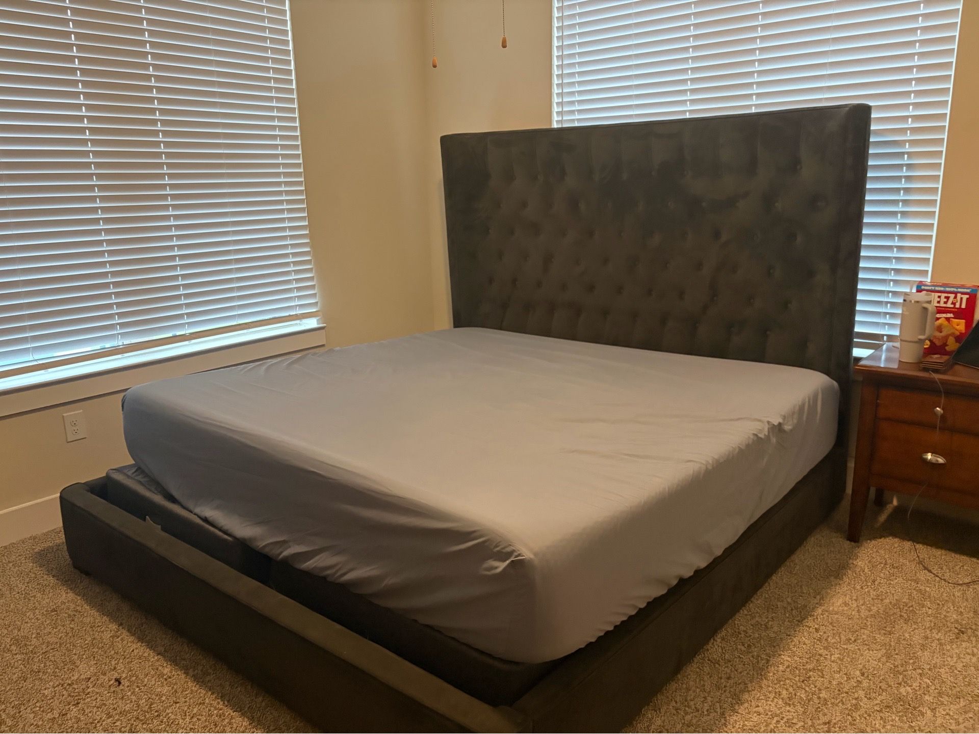 king bed frame plus matress
