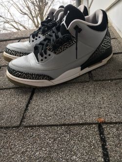 Jordan 3 wolf grey size 11.5