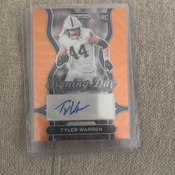 Tyler Warren Signed Card
