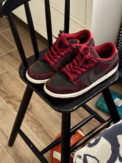 Nike Dunk Low Red and Black Sneakers
