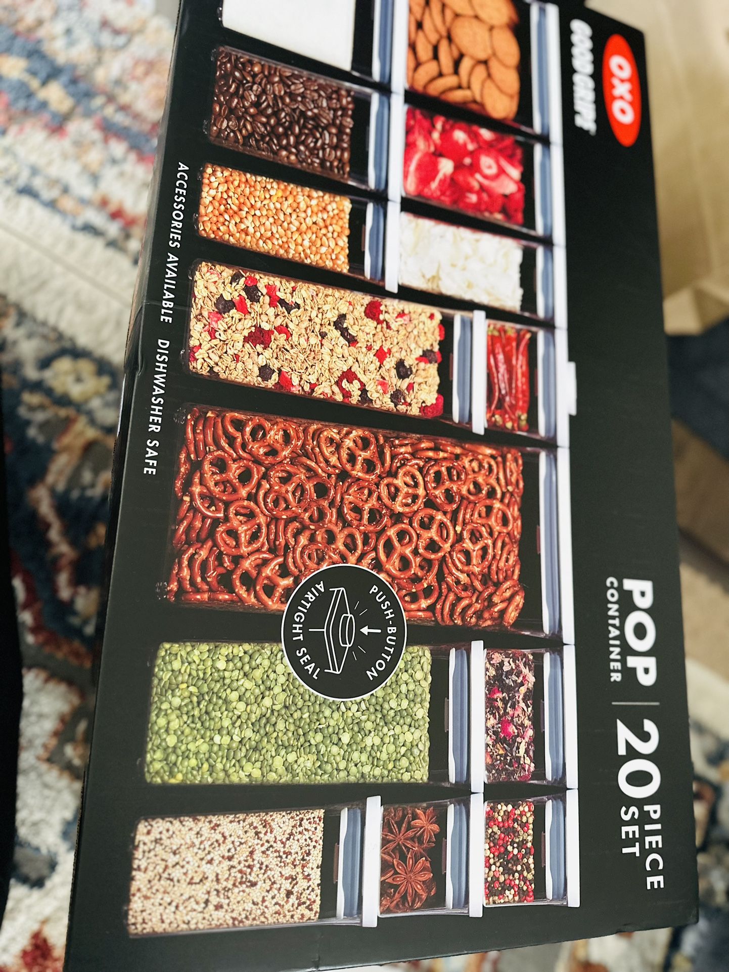 Oxo 20 Piece Pop Container Set Brand New