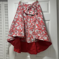 Monica Campana, asymmetrical skirt 